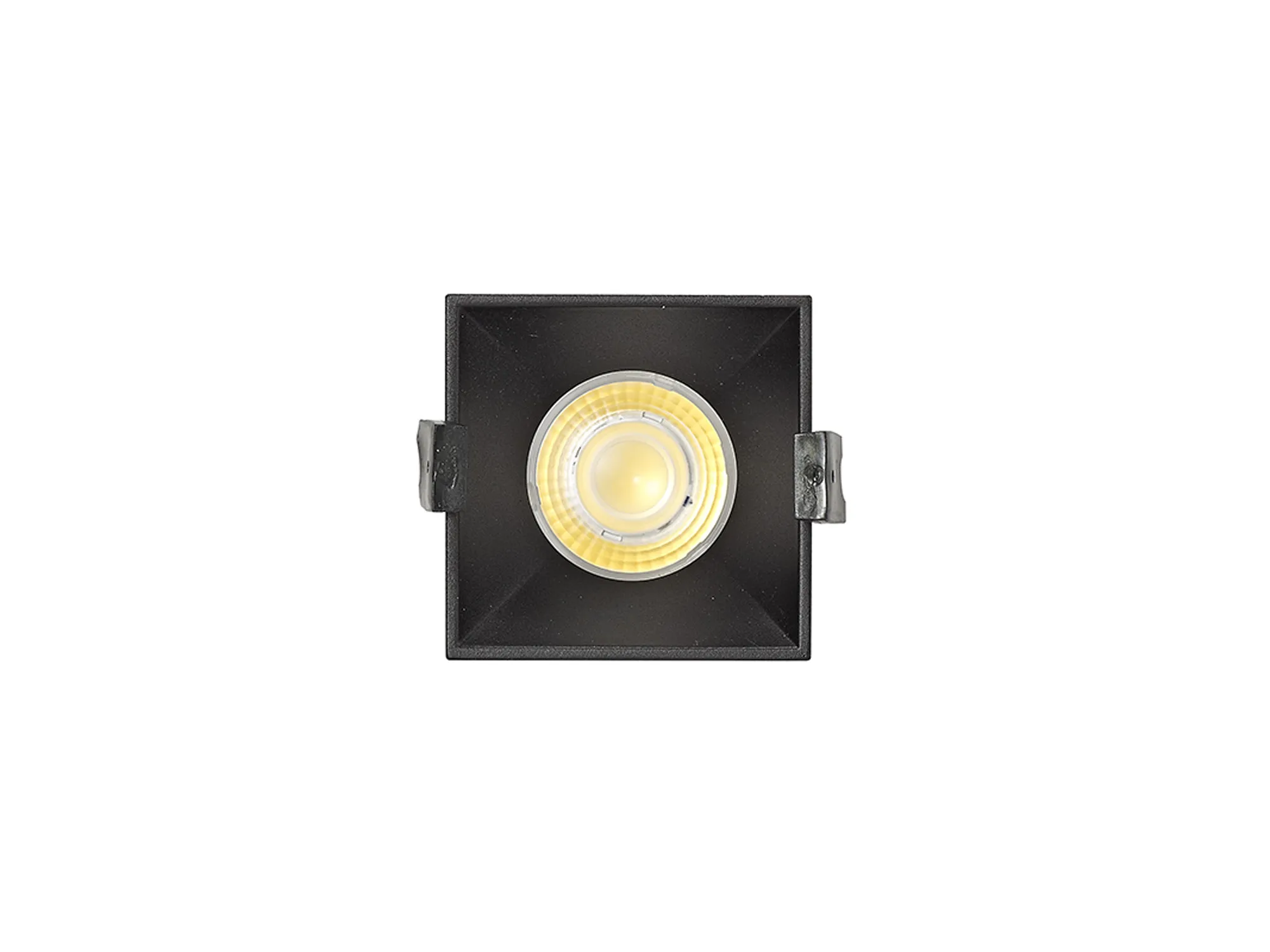 Biox 9 Tridonic Powered 9W 4000K 890lm 24° CRI>90 LED Engine Black Square Fixed Recessed Spotlight, IP20 DM201923  Dlux Biox 9